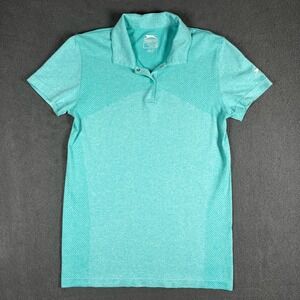 Slazenger Golf Polo Shirt Athletic Heathered Moisture Wicking‎ XS